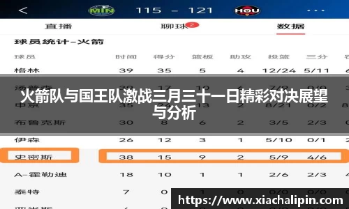 火箭队与国王队激战三月三十一日精彩对决展望与分析